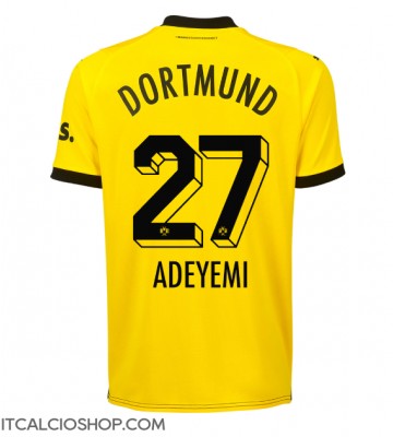Borussia Dortmund Karim Adeyemi #27 Prima Maglia 2023-24 Manica Corta
